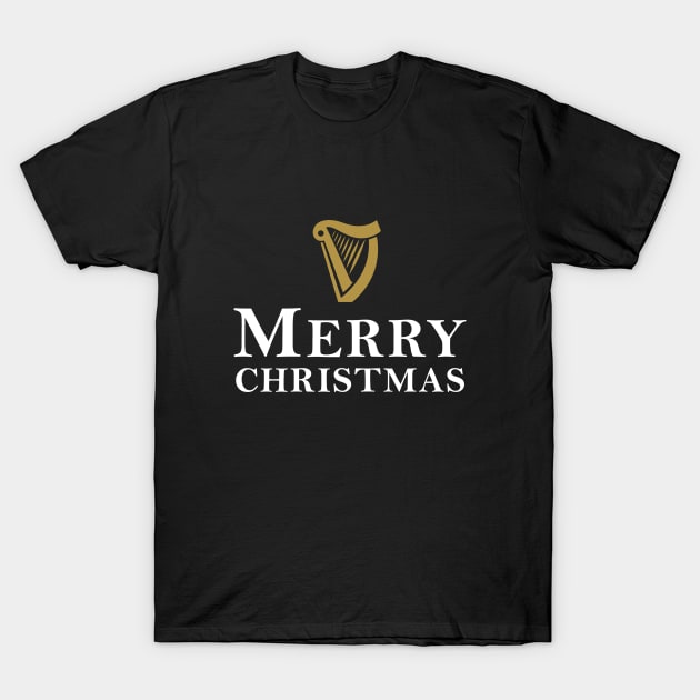 Merry Christmas Irish Drink T-Shirt by The Gift Hub